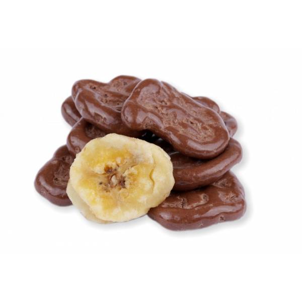 Banán chips v mliečnej čokoláde 250 g