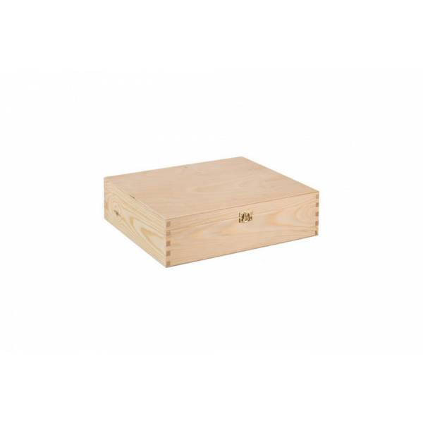Drevená krabička na 3 vína XII